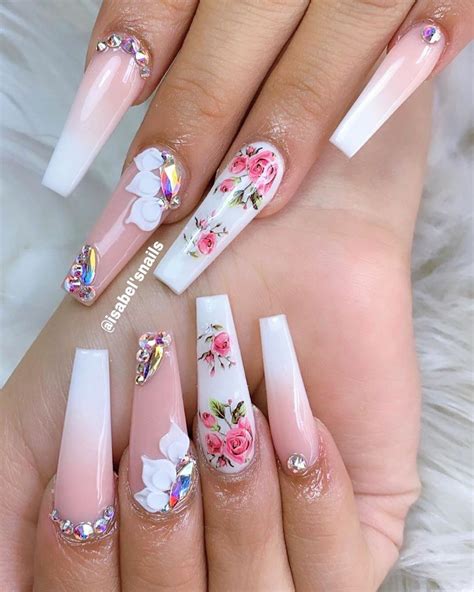 beautiful long nail designs